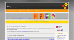 Desktop Screenshot of exo7.emath.fr